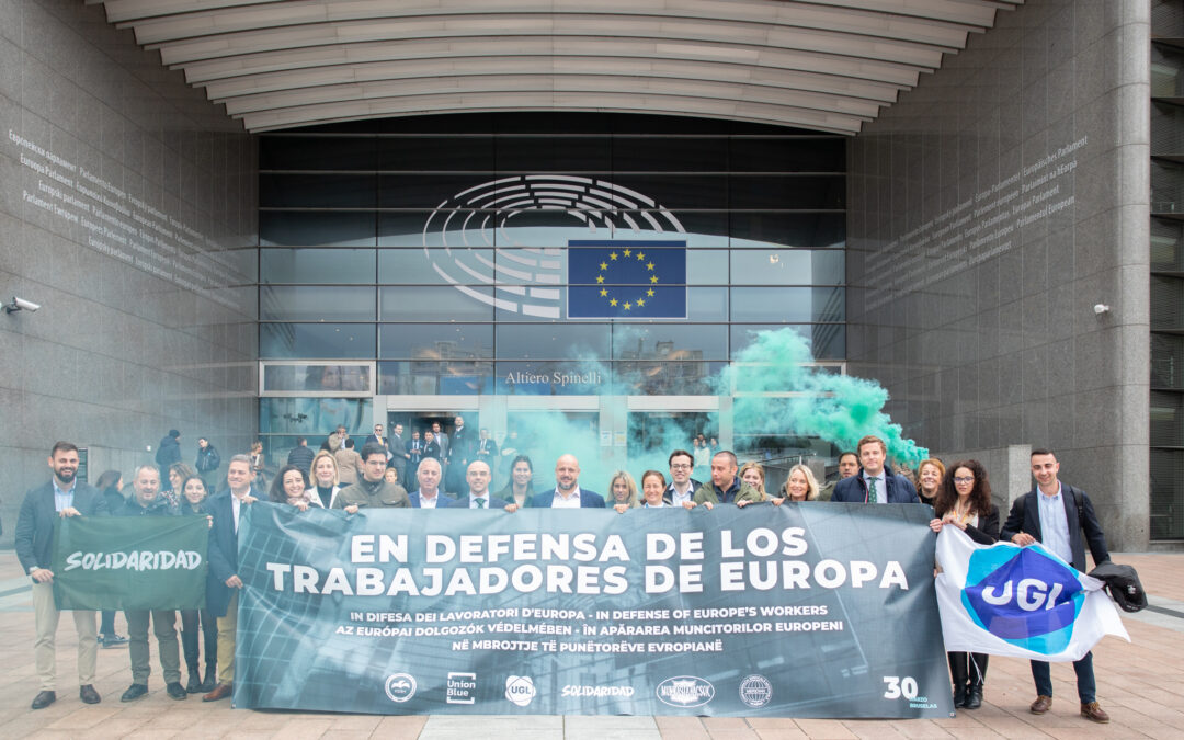 Solidaridad congrega a sindicatos europeos y firman un manifiesto en defensa de los trabajadores de Europa